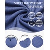 image:imageCOOFANDY Men Long Sleeve Henley Shirs Casual Basic T Shirts Soild Button Tees with PocketsDeep Blue