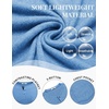 image:imageCOOFANDY Men Long Sleeve Henley Shirs Casual Basic T Shirts Soild Button Tees with PocketsLight Blue