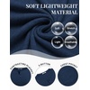 image:imageCOOFANDY Men Long Sleeve Henley Shirs Casual Basic T Shirts Soild Button Tees with PocketsNavy Blue