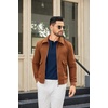 image:imageCOOFANDY Men Long Sleeve Henley Shirs Casual Basic T Shirts Soild Button Tees with PocketsNavy Blue