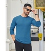 image:imageCOOFANDY Mens 2 Pack Muscle TShirt Stretch Long Sleeve Gym Workout Bodybuilding Training Tee Shirts Casual Hipster TopsAblueArmy Green