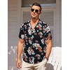 image:imageCOOFANDY Mens Button Down Shirts Short Sleeve Casual Summer Beach Shirts for Men Vacation Wedding Linen ShirtZpineapple