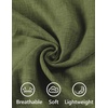 image:imageCOOFANDY Mens Casual Short Sleeve Button Down Shirts Cuban Linen Textured Shirt Summer Beach WearOlive Green