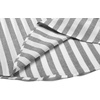 image:imageCOOFANDY Mens Cotton Linen Henley TShirt Long Sleeve Hippie Casual Beach TShirtsBlack White Striped