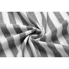 image:imageCOOFANDY Mens Cotton Linen Henley TShirt Long Sleeve Hippie Casual Beach TShirtsBlack White Striped
