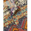 image:imageCOOFANDY Mens Cotton Linen Henley TShirt Long Sleeve Hippie Casual Beach TShirtsGeometric