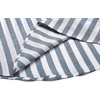image:imageCOOFANDY Mens Cotton Linen Henley TShirt Long Sleeve Hippie Casual Beach TShirtsGrey Blue Striped