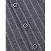 image:imageCOOFANDY Mens Cotton Linen Henley TShirt Long Sleeve Hippie Casual Beach TShirtsNavy Striped