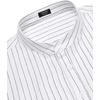 image:imageCOOFANDY Mens Cotton Linen Henley TShirt Long Sleeve Hippie Casual Beach TShirtsWhite Striped
