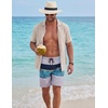 image:imageCOOFANDY Mens Cotton Shirts Short Sleeve Button Down Shirts Casual Beach Summer Cuban Collar ShirtBeige
