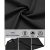 image:imageCOOFANDY Mens Cotton Shirts Short Sleeve Button Down Shirts Casual Beach Summer Cuban Collar ShirtBlack