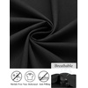 image:imageCOOFANDY Mens Dress Shirts Long Sleeve Button Down Formal Shirt Regular Fit Solid Business Casual ShirtsBlack