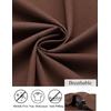 image:imageCOOFANDY Mens Dress Shirts Long Sleeve Button Down Formal Shirt Regular Fit Solid Business Casual ShirtsBrown