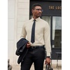 image:imageCOOFANDY Mens Dress Shirts Long Sleeve Button Down Formal Shirt Regular Fit Solid Business Casual ShirtsKhaki