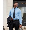 image:imageCOOFANDY Mens Dress Shirts Long Sleeve Button Down Formal Shirt Regular Fit Solid Business Casual ShirtsLight Blue