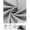 image:imageCOOFANDY Mens Dress Shirts Long Sleeve Button Down Formal Shirt Regular Fit Solid Business Casual ShirtsLight Grey