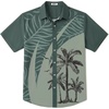 image:imageCOOFANDY Mens Hawaiian Shirts Short Sleeve Button Down Aloha Shirt Casual Beach ClothesDark Green Palm Tree