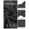 image:imageCOOFANDY Mens Henley Shirts Short Sleeve Casual Button TShirts Basic Tee Shirts Summer Vintage T Shirts with Pocket02 Dark GreyBlack