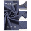 image:imageCOOFANDY Mens Henley Shirts Short Sleeve Casual Button TShirts Basic Tee Shirts Summer Vintage T Shirts with Pocket02 Navy BlueDark Grey