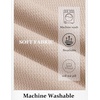 image:imageCOOFANDY Mens Knit TShirts Casual Short Sleeve Crewneck Shirt Textured Pullover TeesApricot