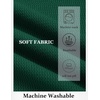 image:imageCOOFANDY Mens Knit TShirts Casual Short Sleeve Crewneck Shirt Textured Pullover TeesGreen