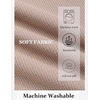 image:imageCOOFANDY Mens Knit TShirts Casual Short Sleeve Crewneck Shirt Textured Pullover TeesKhaki