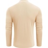 image:imageCOOFANDY Mens Mock Turtleneck Long Sleeve Shirts Slim Fit Basic TShirt Lightweight Ribbed Pullover Sweater1 Packbeige