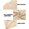 image:imageCOOFANDY Mens Mock Turtleneck Long Sleeve Shirts Slim Fit Basic TShirt Lightweight Ribbed Pullover Sweater1 Packbeige