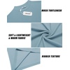 image:imageCOOFANDY Mens Mock Turtleneck Long Sleeve Shirts Slim Fit Basic TShirt Lightweight Ribbed Pullover SweaterGreenish Blue