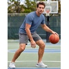 image:imageCOOFANDY Mens Muscle T Shirts Short Sleeve Slim Fit Tshirts Gym Workout Athletic Crewneck ShirtBlue