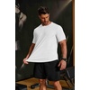 image:imageCOOFANDY Mens Muscle T Shirts Short Sleeve Slim Fit Tshirts Gym Workout Athletic Crewneck ShirtWhite