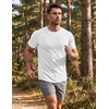 image:imageCOOFANDY Mens Muscle T Shirts Short Sleeve Slim Fit Tshirts Gym Workout Athletic Crewneck ShirtWhite