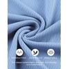 image:imageCOOFANDY Mens Muscle TShirts VNeck Slim Fit Workout Shirt Short Sleeve Longline Gym Athletic Tee ShirtsSolid Colorlight Blue