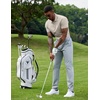 image:imageCOOFANDY Mens Polo Shirts 100 Cotton Heavyweight Short Sleeve Button Golf Shirts Classic Pullover Ribbed Collar and CuffsBeige
