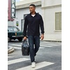 image:imageCOOFANDY Mens Quarter Zip Sweatshirt Casual 14 Zip Pullover Business Casual Polo Sweatshirt Winter Tops Navy Blue
