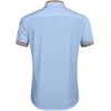 image:imageCOOFANDY Mens Short Sleeve Button Down Shirts Casual Wrinkle Free Dress Shirt Plaid Collar Summer ShirtsClear Blue