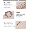 image:imageCOOFANDY Mens Short Sleeve Button Down Shirts Casual Wrinkle Free Dress Shirt Plaid Collar Summer ShirtsKhaki