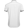 image:imageCOOFANDY Mens Short Sleeve Button Down Shirts Casual Wrinkle Free Dress Shirt Plaid Collar Summer ShirtsWhitestripe