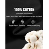image:imageCOOFANDY Mens V Neck T Shirts 100 Cotton Tee Shirt Plain Short Sleeve Casual ShirtsBlack