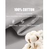 image:imageCOOFANDY Mens V Neck T Shirts 100 Cotton Tee Shirt Plain Short Sleeve Casual ShirtsLight Grey