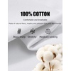 image:imageCOOFANDY Mens V Neck T Shirts 100 Cotton Tee Shirt Plain Short Sleeve Casual ShirtsWhite
