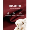 image:imageCOOFANDY Mens V Neck T Shirts 100 Cotton Tee Shirt Plain Short Sleeve Casual ShirtsWine Red