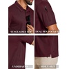 image:imageCOOFANDY Polo Shirts for Men Short Sleeve Performance Collared Work Golf Shirts Dry Fit Pique Polos Summer Tactical Polo Shirts