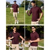 image:imageCOOFANDY Polo Shirts for Men Short Sleeve Performance Collared Work Golf Shirts Dry Fit Pique Polos Summer Tactical Polo Shirts