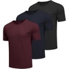 A-black/Midnight Blue/Wine Red-3 Pack