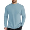 image:imageCOOFANDY Mens Mock Turtleneck Long Sleeve Shirts Slim Fit Basic TShirt Lightweight Ribbed Pullover SweaterGreenish Blue