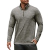 image:imageCOOFANDY Mens Quarter Zip Pullover Long Sleeve Sweatshirt 14 Zip Golf Shirt Winter Fleece Lined Thermal PulloverArmy Green