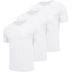 image:imageCOOFANDY 3 Pack Mens Athletic TShirts Short Sleeve  Quick Dry Moisture Wicking Workout Shirts for Running Gym CasualAwhiteWhiteWhite3 Pack