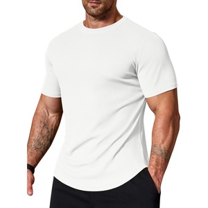 image:imageCOOFANDY Mens Muscle T Shirts Short Sleeve Slim Fit Tshirts Gym Workout Athletic Crewneck ShirtWhite