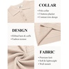 image:imageCOOFANDY Mens Knit Polo Shirt Short Sleeve Vintage Textured Casual Golf Shirts Summer Beach TopBeige